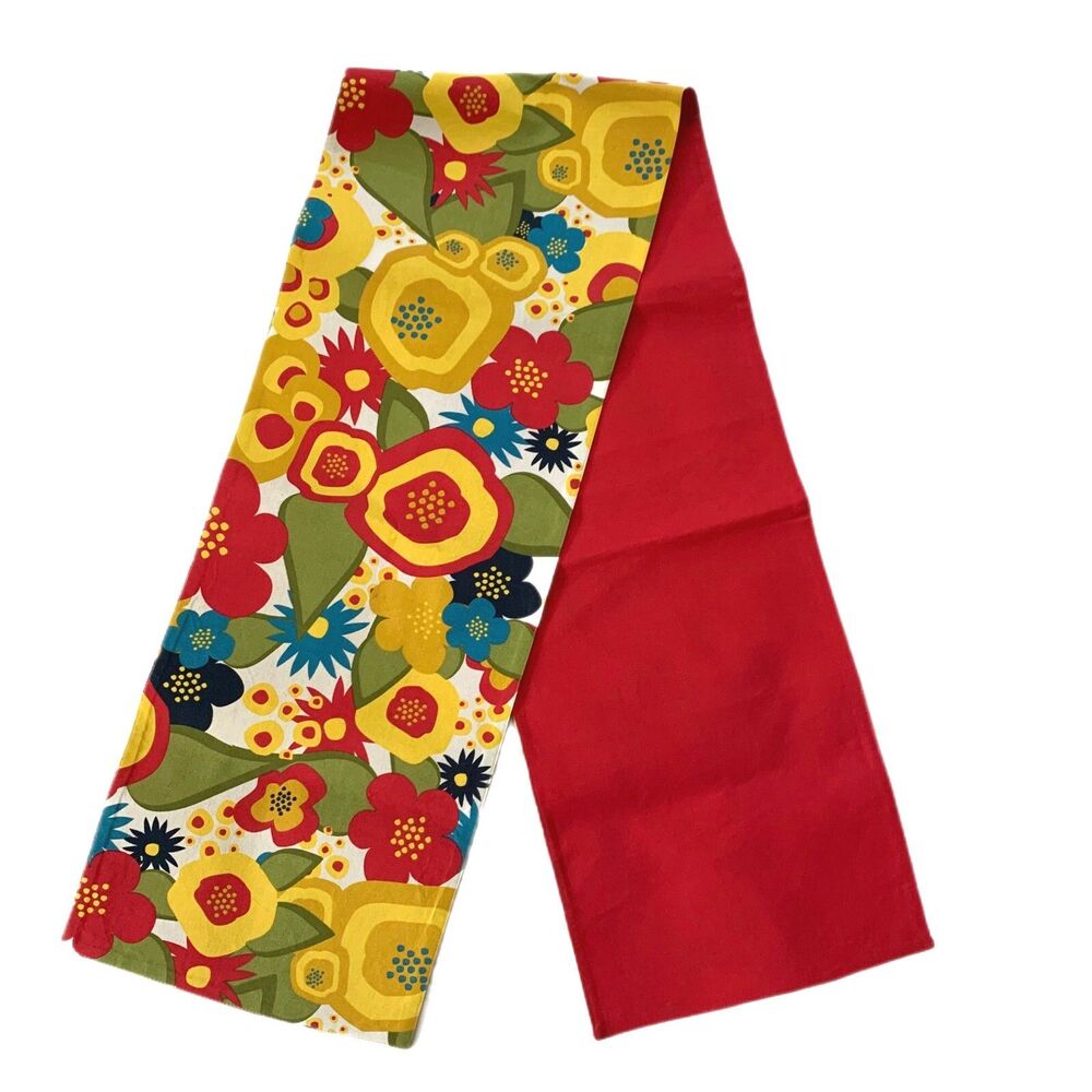 Mod Floral Table Runner 13x72 Colorful